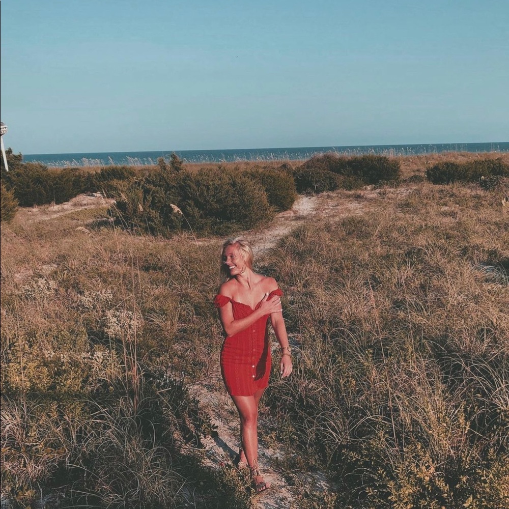 Neon surf shop dress